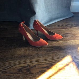 Orange Chinese Laundry pumps